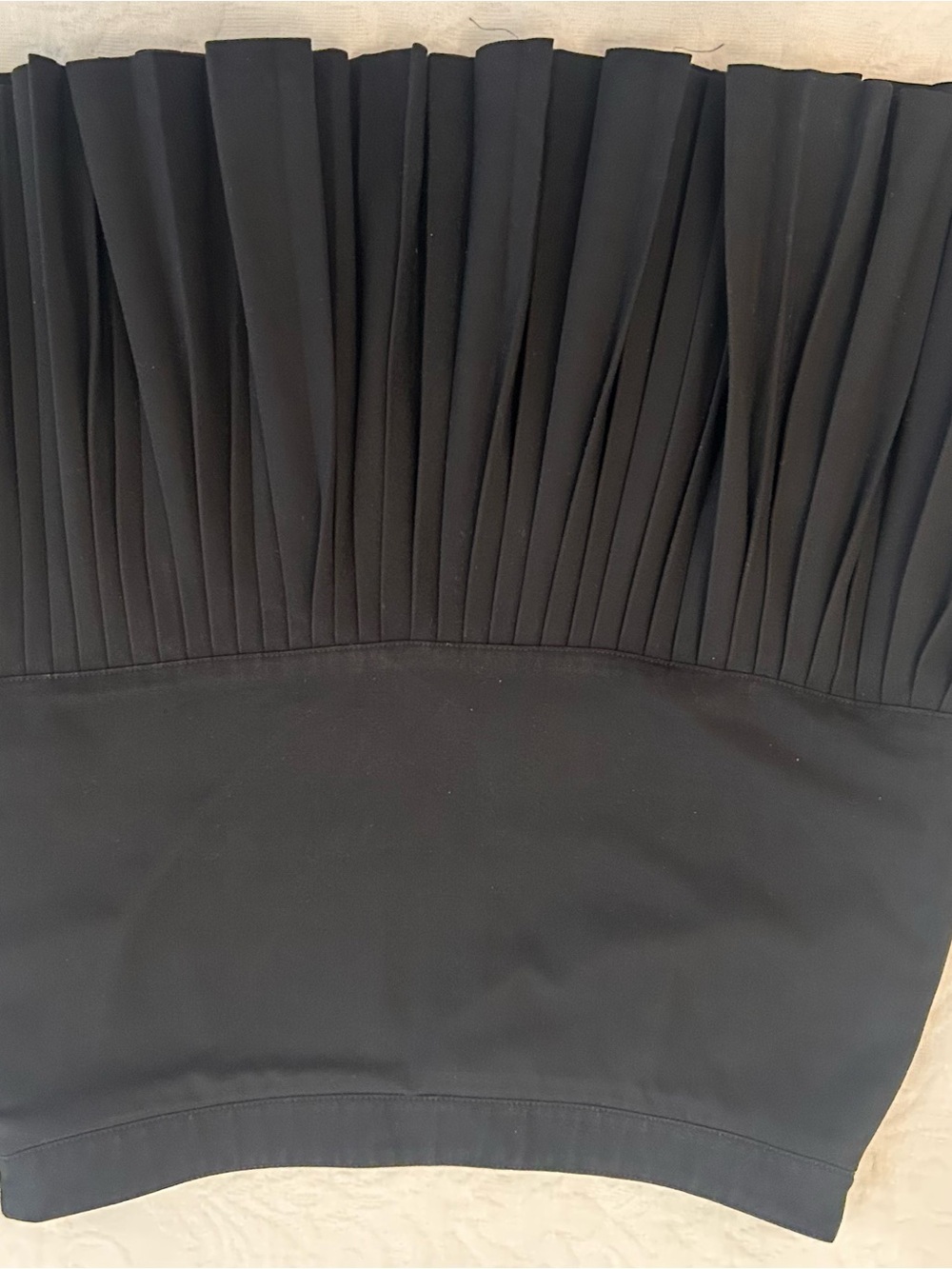 Club Monaco Black Pleated Mini Skirt - Picture 2 of 3